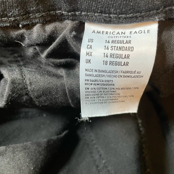 Black American Eagle Jeans - Picture 3 of 4